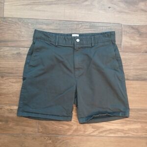 Flint and Tinder Shorts Mens 33 Navy Blue Huckberry Cotton Stretch Casual